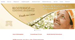 Desktop Screenshot of klosterhofgmbh.de